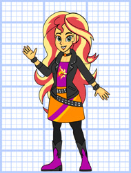 Size: 828x1089 | Tagged: safe, artist:superaaronawesome, derpibooru import, sunset shimmer, human, equestria girls, g4, female, solo