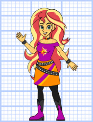 Size: 828x1089 | Tagged: safe, artist:superaaronawesome, derpibooru import, sunset shimmer, human, equestria girls, g4, female, solo