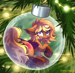 Size: 2400x2330 | Tagged: safe, alternate version, artist:yuris, derpibooru import, oc, oc only, bat pony, pony, advertisement, alternate character, ball, bat pony oc, bauble, butt, candy, candy cane, christmas, christmas ornament, christmas tree, commission, cute, decoration, eye clipping through hair, female, food, frog (hoof), garland, glass, holiday, looking at you, looking back, mare, micro, multi ych "christmas ball", open mouth, sitting, solo, tree, underhoof, ych result