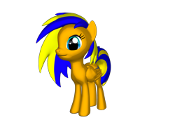 Size: 1200x900 | Tagged: safe, artist:miguelsilva12, derpibooru import, oc, oc only, oc:flare spark, pegasus, g4, 3d, 3d pony creator, female, solo