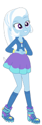 Size: 2041x6070 | Tagged: safe, artist:gmaplay, derpibooru import, trixie, human, better together, equestria girls, forgotten friendship, g4, blue socks, boots, clothes, cute, diatrixes, equestria girls specials, female, shoes, simple background, skirt, socks, solo, transparent background