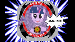 Size: 828x465 | Tagged: safe, artist:2025forever, derpibooru import, twilight sparkle, g4, element of magic, female, magic, pony rangers, power rangers, solo