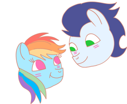 Size: 2513x2069 | Tagged: safe, derpibooru import, rainbow dash, soarin', pegasus, pony, female, male, mare, shipping, soarindash, stallion, straight