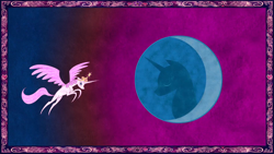 Size: 1920x1080 | Tagged: safe, derpibooru import, screencap, princess celestia, alicorn, pony, friendship is magic, g4, female, mare, mare in the moon, moon, my little pony: friendship is magic, pink-mane celestia, storybook