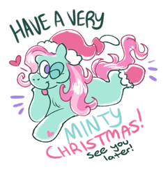 Size: 1000x1067 | Tagged: safe, artist:stimpower, derpibooru import, minty, earth pony, pony, g3, my little pony: a very minty christmas, solo