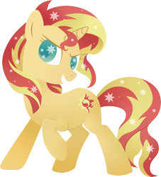 Size: 2829x3116 | Tagged: safe, derpibooru import, sunset shimmer, pony, unicorn, series:卡游辉月六, g4, female, horn, kayou, mare, official, simple background, solo, transparent background, vector