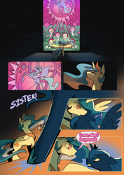 Size: 2733x3866 | Tagged: safe, artist:piesinful, derpibooru import, princess celestia, princess luna, alicorn, comic:unlucky day, fanfic:cupcakes, g4, angst, hug