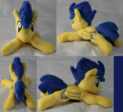 Size: 3288x3000 | Tagged: safe, artist:bastler, derpibooru import, flash sentry, pegasus, g4, irl, male, photo, plushie, stallion