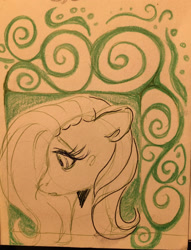 Size: 1280x1676 | Tagged: safe, artist:sweetmelon556, derpibooru import, fluttershy, pony, g4, solo, traditional art