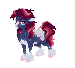 Size: 4500x4100 | Tagged: safe, artist:gigason, derpibooru import, oc, oc only, oc:red velvet, earth pony, pony, g4, absurd resolution, adoptable, blank flank, blaze (coat marking), blue coat, chest fluff, coat markings, colored, colored belly, colored eyebrows, colored hooves, colored pinnae, colored pupils, crack ship offspring, ear fluff, ears, earth pony oc, eye markings, eyebrows, eyelashes, facial markings, feminine stallion, flat colors, floppy ears, frown, girly, hooves, leg markings, lidded eyes, long mane, long mane male, long tail, looking back, magenta pupils, male, male oc, obtrusive watermark, offspring, pale belly, parent:commander hurricane, parent:cup cake, pink eyes, pink hooves, raised eyebrow, red mane, red tail, simple background, socks (coat marking), solo, splotches, spots, stallion, stallion oc, standing, tail, thick eyelashes, three quarter view, three toned mane, three toned tail, transparent background, watermark, wavy mane, wavy tail