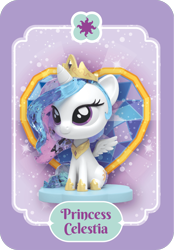 Size: 840x1206 | Tagged: safe, derpibooru import, princess celestia, alicorn, pony, g4, cute, cutelestia, female, hoof shoes, horn, jewelry, kwistal fwenz, mare, merchandise, official, peytral, princess shoes, regalia, sitting, smiling, solo, spread wings, tail, toy, wings