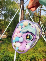 Size: 1728x2304 | Tagged: safe, derpibooru import, photographer:brella, radiant hope, pony, g4, irl, photo, plushie, pony plushie, solo