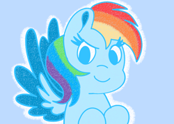 Size: 2048x1459 | Tagged: safe, artist:starflowerpony, derpibooru import, rainbow dash, pegasus, pony, g4, cute, dashabetes, female, hero dash, mare, rainbow dash is best pony, rainbow sass, warrior dash