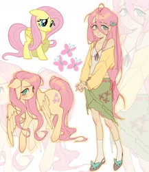 Size: 1440x1656 | Tagged: safe, artist:stolidabzz, derpibooru import, fluttershy, human, pegasus, pony, g4, humanized