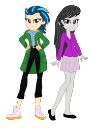 Size: 1261x1682 | Tagged: safe, artist:robertsonskywa1, derpibooru import, indigo zap, octavia melody, equestria girls, g4, blazer, clothes, crossover, dc comics, denim, female, feminism, flats, freedom fighters, girly girl, journalist, lois lane, marksmen, martial artists, my adventures with superman, open coat, pants, parka, photo, rebels, shirt, shoes, simple background, skirt, sky blue shirt, sneakers, superman, survivalist, tomboy, transparent background, warriors, weaver