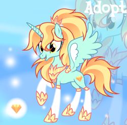 Size: 1280x1258 | Tagged: safe, artist:vi45, derpibooru import, oc, alicorn, pony, clothes, concave belly, crown, female, jewelry, mare, regalia, slender, socks, solo, thin