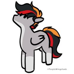 Size: 3000x3000 | Tagged: safe, artist:purple wingshade, derpibooru import, oc, oc only, oc:primaryforce, pegasus, pony, male, solo, stallion