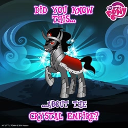 Size: 1080x1080 | Tagged: safe, derpibooru import, king sombra, pony, unicorn, g4, gameloft, horn, implied crystal empire