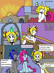 Size: 1330x1801 | Tagged: safe, artist:ask-luciavampire, derpibooru import, oc, alicorn, earth pony, pony, comic, remake, tumblr