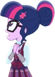 Size: 1805x2520 | Tagged: safe, derpibooru import, edit, edited screencap, editor:mrtoonlover83, screencap, sci-twi, twilight sparkle, human, equestria girls, g4, female, not a vector, solo