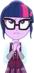 Size: 1173x2520 | Tagged: safe, derpibooru import, edit, edited screencap, editor:mrtoonlover83, screencap, sci-twi, twilight sparkle, human, equestria girls, g4, female, not a vector, solo