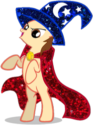 Size: 449x600 | Tagged: safe, artist:bubbacheezit, derpibooru import, oc, oc only, oc:caleb, alicorn, pony, g4, bipedal, cape, clothes, hat, male, rearing, simple background, sorceror, stallion, transparent background