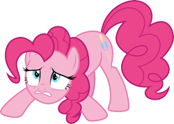 Size: 4216x3000 | Tagged: safe, artist:cloudy glow, derpibooru import, pinkie pie, earth pony, pony, g4, the beginning of the end, female, mare, my little pony: friendship is magic, simple background, solo, transparent background, vector