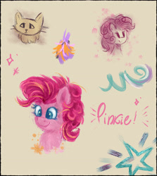 Size: 4178x4678 | Tagged: safe, derpibooru import, cat, earth pony, pony, bust, digital art, doodle, female, mare, rebelle