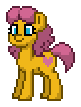 Size: 160x212 | Tagged: safe, derpibooru import, oc, oc only, oc:party pie, earth pony, pony, offspring, parent:caramel, parent:pinkie pie, parents:carapie, pony town, simple background, transparent background