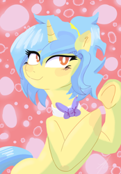 Size: 4912x7064 | Tagged: artist needed, safe, derpibooru import, oc, bat pony, unicorn, g4, female, horn, mare