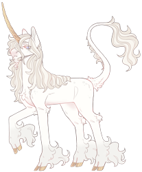 Size: 2390x2890 | Tagged: safe, artist:sleepy-nova, derpibooru import, oc, classical unicorn, pony, unicorn, cloven hooves, horn, leonine tail, male, simple background, solo, stallion, transparent background, unshorn fetlocks