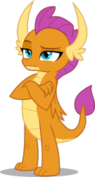 Size: 656x1218 | Tagged: safe, artist:gaelgaming1, derpibooru import, smolder, dragon, g4, dragoness, female, simple background, solo, transparent background, vector