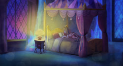 Size: 1500x805 | Tagged: safe, artist:cosmicunicorn, derpibooru import, twilight sparkle, twilight sparkle (alicorn), alicorn, pony, g4, bed, bedroom, book, dark, female, lamp, lying down, mare, night, prone, reading, solo, window