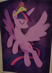 Size: 455x635 | Tagged: safe, derpibooru import, twilight sparkle, twilight sparkle (alicorn), alicorn, pony, g4, female, irl, photo, poster, solo, twilight's crown