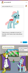 Size: 1180x3071 | Tagged: safe, artist:ask-luciavampire, derpibooru import, ocellus, oc, alicorn, changeling, pony, g4, ask, tumblr