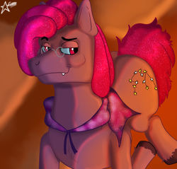 Size: 3823x3652 | Tagged: safe, derpibooru import, oc, oc only, pony, cosmosarts, cutie mark, flying, solo, sunset