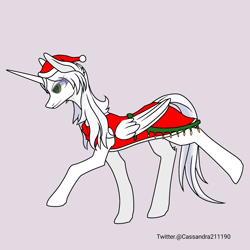 Size: 2000x2000 | Tagged: safe, artist:cassandra211190, derpibooru import, oc, oc:κασσάνδρα, alicorn, pony, alicorn oc, bipedal, clothed ponies, horn, slender, solo, thin, wings