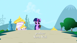 Size: 1920x1080 | Tagged: safe, derpibooru import, screencap, twilight sparkle, unicorn twilight, pony, unicorn, friendship is magic, g4, bag, book, female, horn, mare, my little pony: friendship is magic, saddle bag, solo