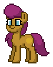 Size: 180x228 | Tagged: safe, derpibooru import, oc, oc only, oc:caramel ball, pony, digital art, parent:caramel, parent:pinkie pie, parents:carapie, pixel art, pony town