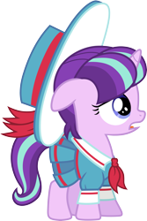 Size: 3000x4478 | Tagged: safe, artist:cloudy glow, derpibooru import, snowfall frost, starlight glimmer, pony, unicorn, g4, female, filly, foal, horn, simple background, solo, transparent background, vector