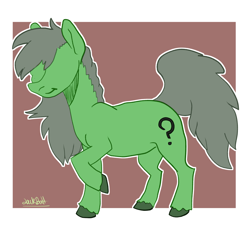 Size: 1284x1156 | Tagged: safe, artist:lawkbutt, derpibooru import, oc, oc only, oc:anon, oc:anon-mare, earth pony, pony, solo