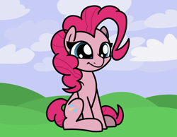 Size: 2047x1589 | Tagged: safe, artist:ewoudcponies, derpibooru import, pinkie pie, earth pony, pony, g4, female, mare, outdoors, sitting, solo