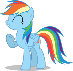 Size: 4148x4028 | Tagged: safe, artist:creedyboy124, derpibooru import, rainbow dash, pegasus, pony, g4, base used, cute, dashabetes, eyes closed, female, folded wings, happy, mare, rainbow dash is best pony, simple background, solo, transparent background, wings