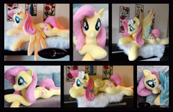 Size: 5880x3820 | Tagged: safe, artist:purplenebulastudios, derpibooru import, fluttershy, pony, g4, colored wings, colored wingtips, irl, photo, plushie, solo, wings