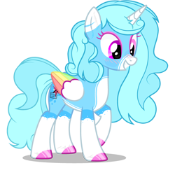 Size: 2564x2569 | Tagged: safe, derpibooru import, oc, oc only, oc:jemima sparkle, alicorn, pony, g4, smiling, solo