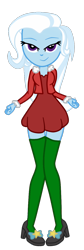 Size: 462x1369 | Tagged: safe, artist:gmaplay, derpibooru import, edit, trixie, equestria girls, g4, christmas, clothes, female, holiday, recolor, simple background, solo, transparent background