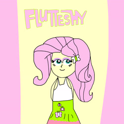 Size: 3072x3072 | Tagged: safe, artist:chikamotokenji, derpibooru import, fluttershy, human, equestria girls, g4, female, solo