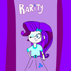 Size: 3072x3072 | Tagged: safe, artist:chikamotokenji, derpibooru import, rarity, human, equestria girls, g4, female, solo