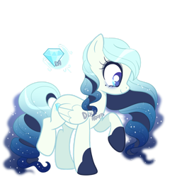 Size: 1280x1280 | Tagged: safe, artist:dixieadopts, derpibooru import, oc, oc:nocturne trail, pegasus, pony, female, mare, simple background, solo, transparent background