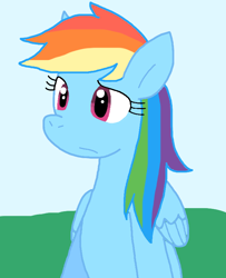 Size: 640x788 | Tagged: safe, artist:cmara, derpibooru import, rainbow dash, pegasus, pony, g4, female, solo